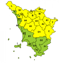Maltempo, codice giallo per neve e ghiaccio per domenica 16 dicembre