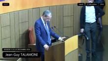 Sessione di l’Assemblea di Corsica u 13 di dicembre di u 2016 : discorsu di u Presidente di l'Assemblea di Corsica Jean-Guy Talamoni