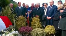 Hommage de Jean-Guy Talamoni à Michel Rocard lors de la cérémonie de Monticellu